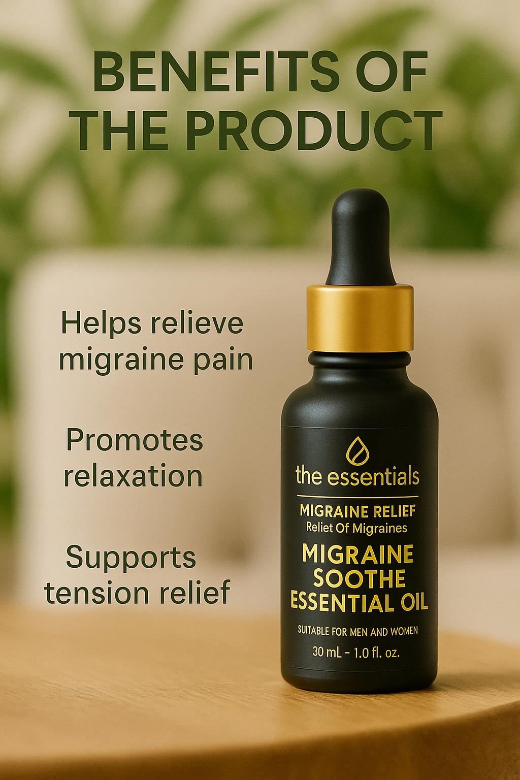 Migrainease™ Migraine Soothe Essential Oil – Natural Relief for Headaches & Stress